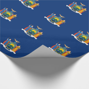 New Yorker Staatsflagge Geschenkpapier
