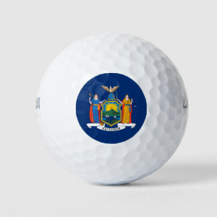 New Yorker Staatsflagge Golfball