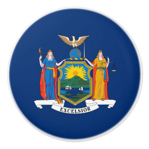 New Yorker Staatsflagge Keramikknauf