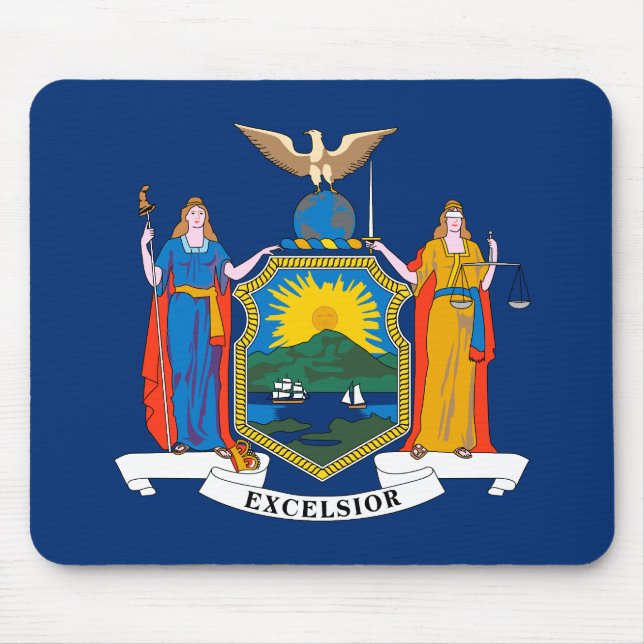 New Yorker Staatsflagge Mousepad (Vorne)