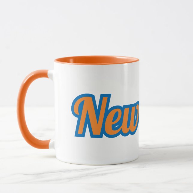 New Yorker Staatsstolz Custom Two-Tone-Kaffee Tasse (Links)