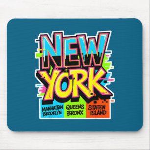 New Yorker Stadtbild Bronx Queens Manhattan Bundes Mousepad