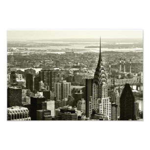 New Yorker Stadtsilhouette Fotodruck