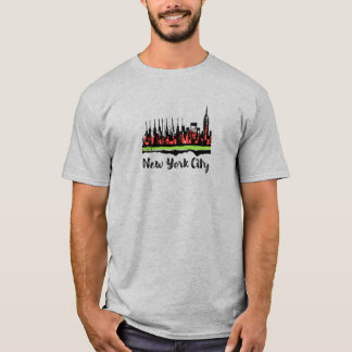 New Yorker T - Shirt zeichne/illustriert