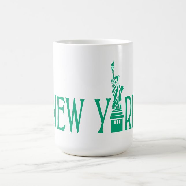 New Yorker Text-Tasse Kaffeetasse (Mittel)