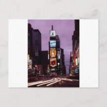 New Yorker Times Square Verkehr bei Nacht