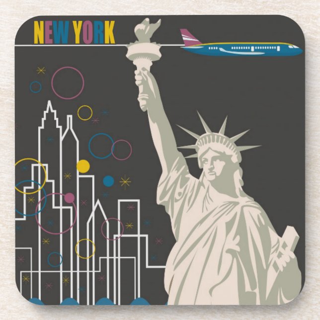 New Yorker Untersetzer (Vorderseite)