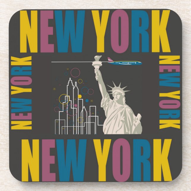 New Yorker Untersetzer (Vorderseite)