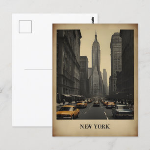 New Yorker Vintage-Poster Postkarte
