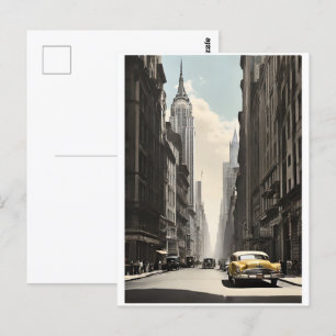 New Yorker Vintage-Poster Postkarte