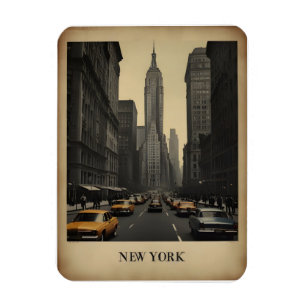 New Yorker Vintageplakat Magnet