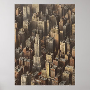New Yorker Vintageplakat Poster