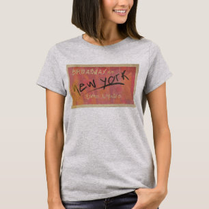 New Yorker Vintager Retrozeitplatz T-Shirt