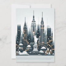 New Yorker Weihnachtseleganz - Anpassbare Weihnach