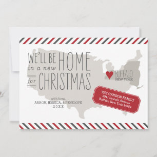 New Yorker Weihnachtsfeiertag Feiertagskarte