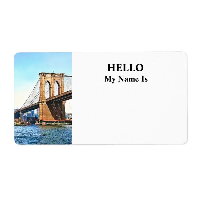 New Yorker Widerlager der Brooklyn Bridge (Vorne)
