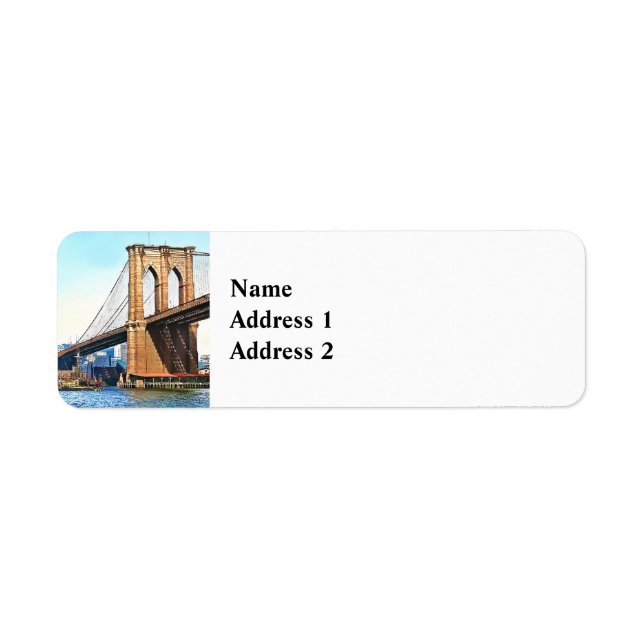 New Yorker Widerlager der Brooklyn Bridge (Vorne)