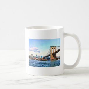 New Yorker Widerlager der Brooklyn Bridge Kaffeetasse
