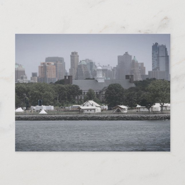 New Yorker Wolkenkratzer Postkarte (Vorderseite)