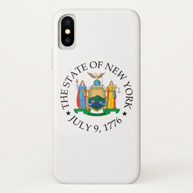 New Yorker Zeichen Case-Mate iPhone Hülle (Rückseite)