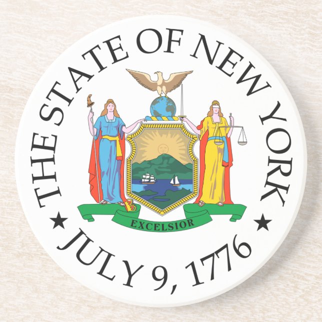 New Yorker Zeichen Getränkeuntersetzer (Vorne)