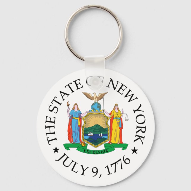 New Yorker Zeichen Schlüsselanhänger (Vorderseite)