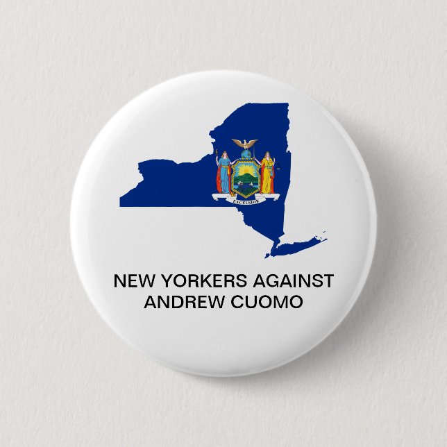 NEW YORKERS GEGEN ANDREW CUOMO GOVERNOR BUTTON (Vorderseite)