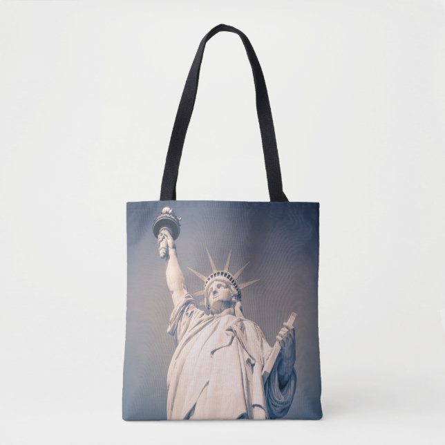 New- Yorkfreiheitsstatue blaue Taschen-Tasche (Vorderseite)