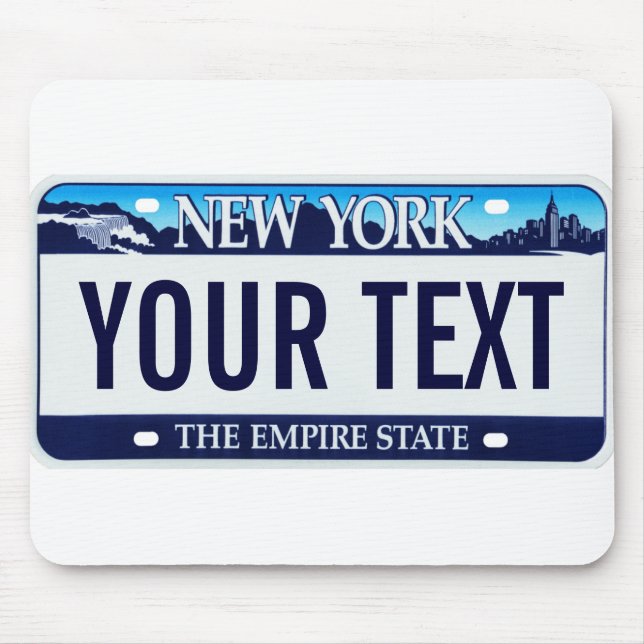 New- YorkKfz-Kennzeichen mousepad (Vorne)