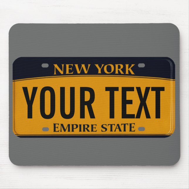 New- YorkKfz-KennzeichenMausunterlage Mousepad (Vorne)