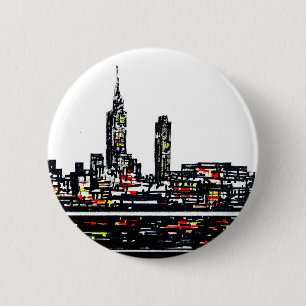New- Yorkknopf-Abzeichen Button