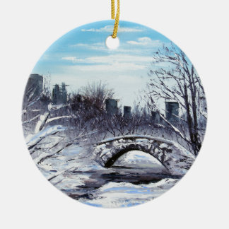 New- Yorkkunst, Central Park, Landschaft Keramik Ornament