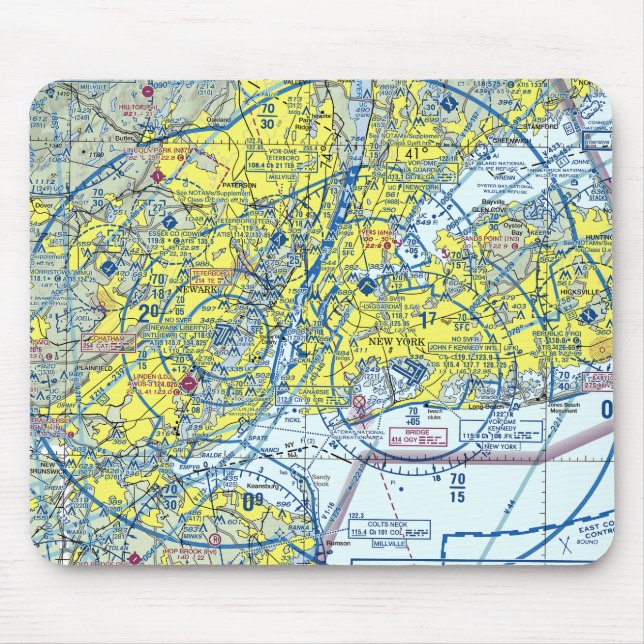 New- Yorkluftraum Mousepad (Vorne)