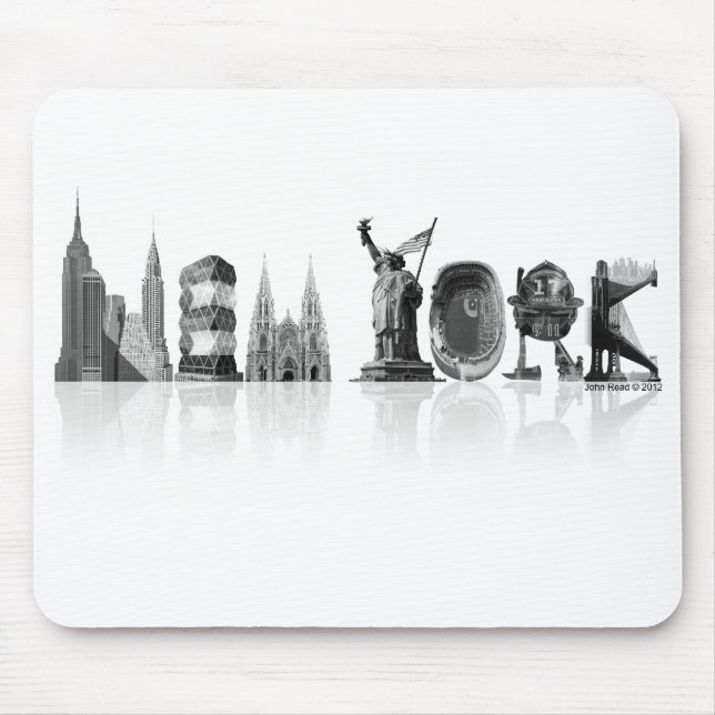 New- Yorkmäusematte Mousepad (Vorne)