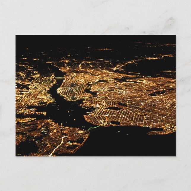 New- Yorkmetro-Antennen-Postkarte Postkarte (Vorderseite)