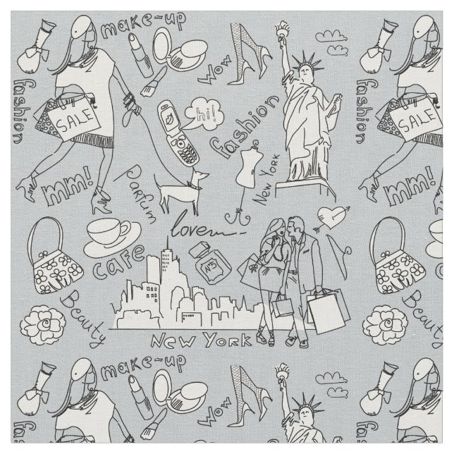 New- Yorkmode Stoff (Nahaufnahme)