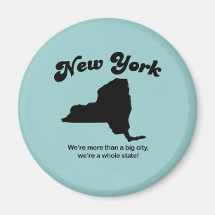 New- Yorkmotto - ein ganzer Staat Magnet