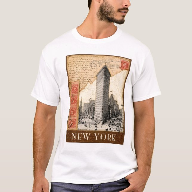 New- Yorkpoststempel T-Shirt (Vorderseite)
