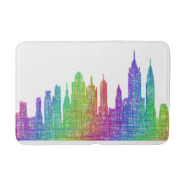 New- YorkSkyline Badematte