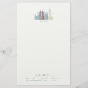 New- YorkSkyline Briefpapier