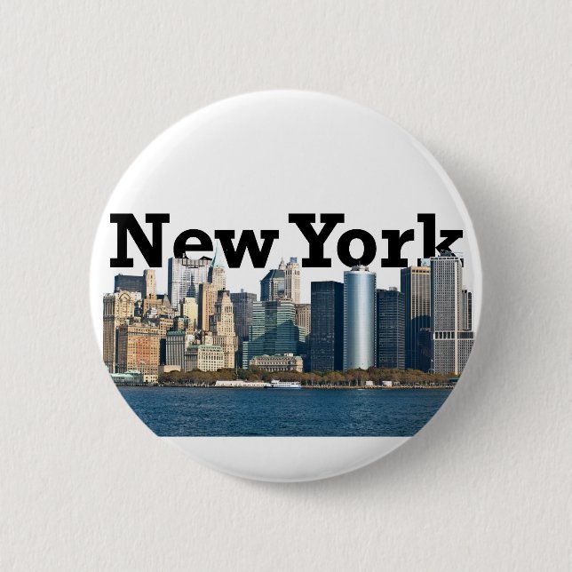 New- YorkSkyline Button (Vorderseite)