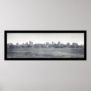 New Yorkskyline-Foto 1900 Poster