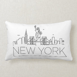 New- YorkSkyline Lendenkissen