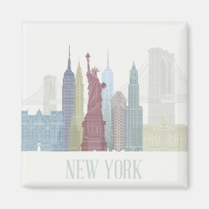 New- YorkSkyline Magnet