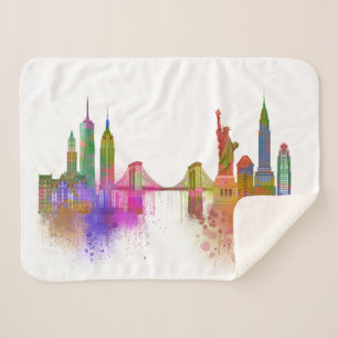 New- YorkSkyline - Regenbogen Sherpadecke