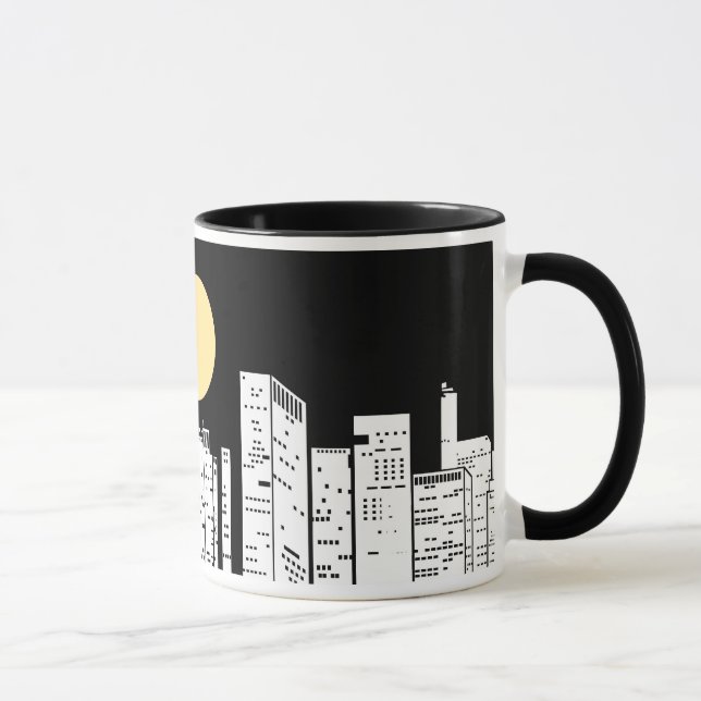 New Yorkskyline-Silhouette Tasse (Rechts)