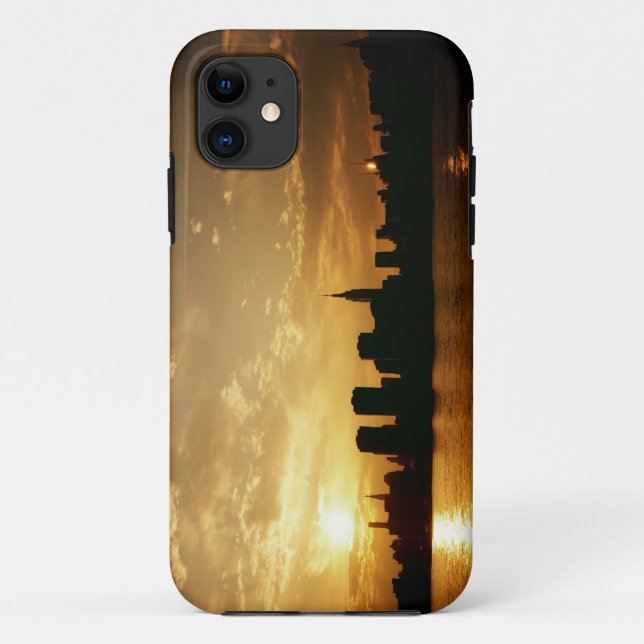 New- YorkSkyline-Sonnenuntergang Case-Mate iPhone Hülle (Rückseite)