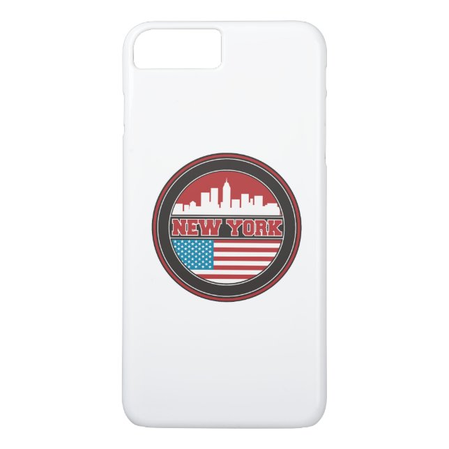 New- YorkSkyline | Vereinigte Staaten kennzeichnen Case-Mate iPhone Hülle (Rückseite)