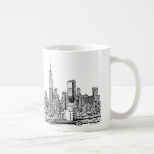 New- YorkSkylinetinte Tasse