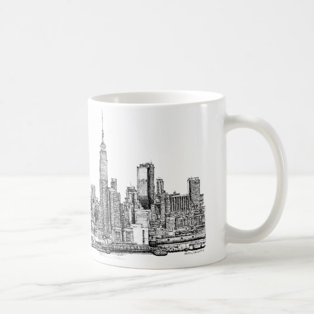New- YorkSkylinetinte Tasse (Rechts)